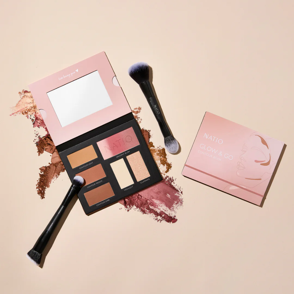 Natio Glow & Go Contour Book 30g