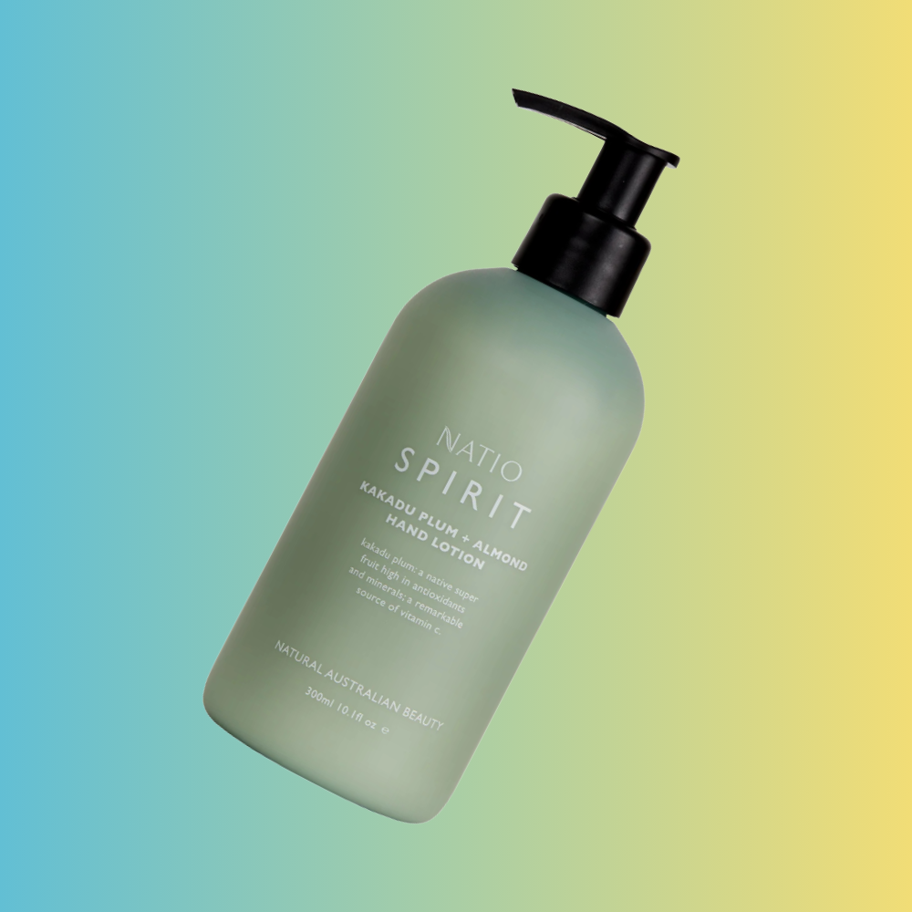2 x Natio Spirit Kakadu Plum + Almond Hand Lotion 300mL