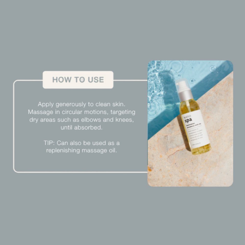 3 x Natio Spa Nourishing Botanical Body Oil 130mL