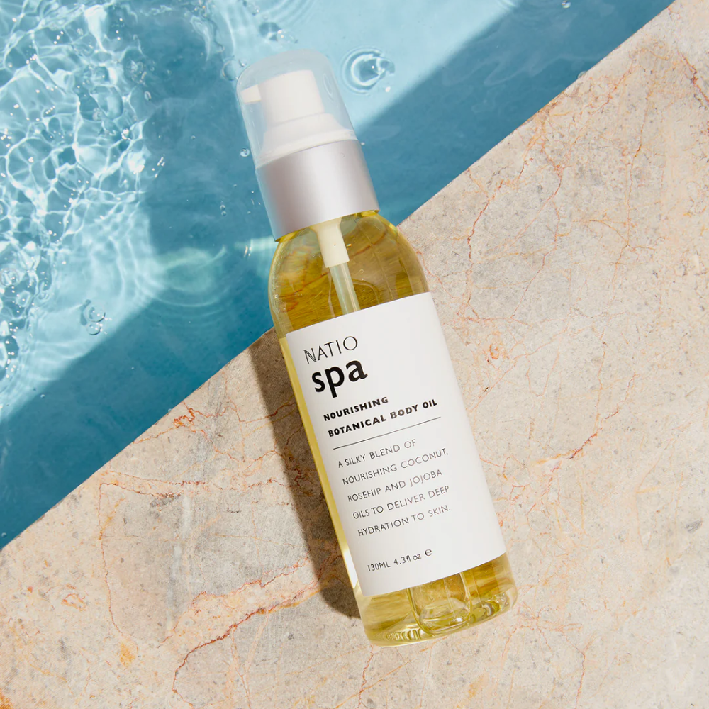 3 x Natio Spa Nourishing Botanical Body Oil 130mL