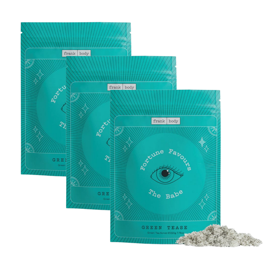 3 x Frank Body Green Tease Scrub 220g