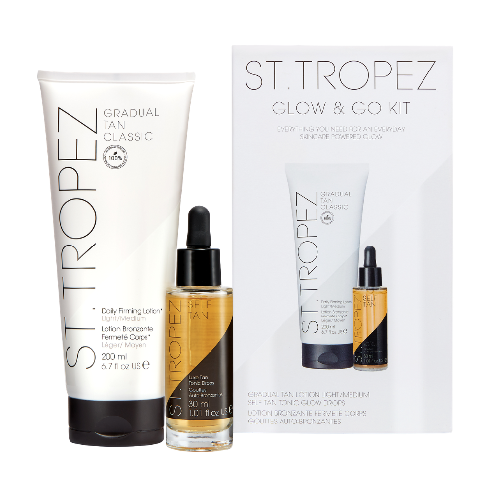 St. Tropez Glow & Go Kit Self Tan Gift Set - Light/Medium