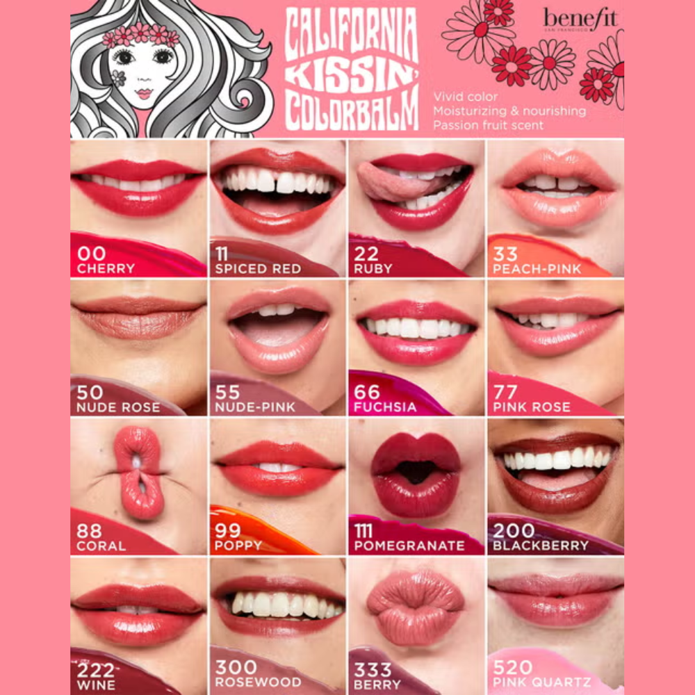 Benefit California Kissin' ColorBalm Lip Balm 3g - 77 Pink Rose
