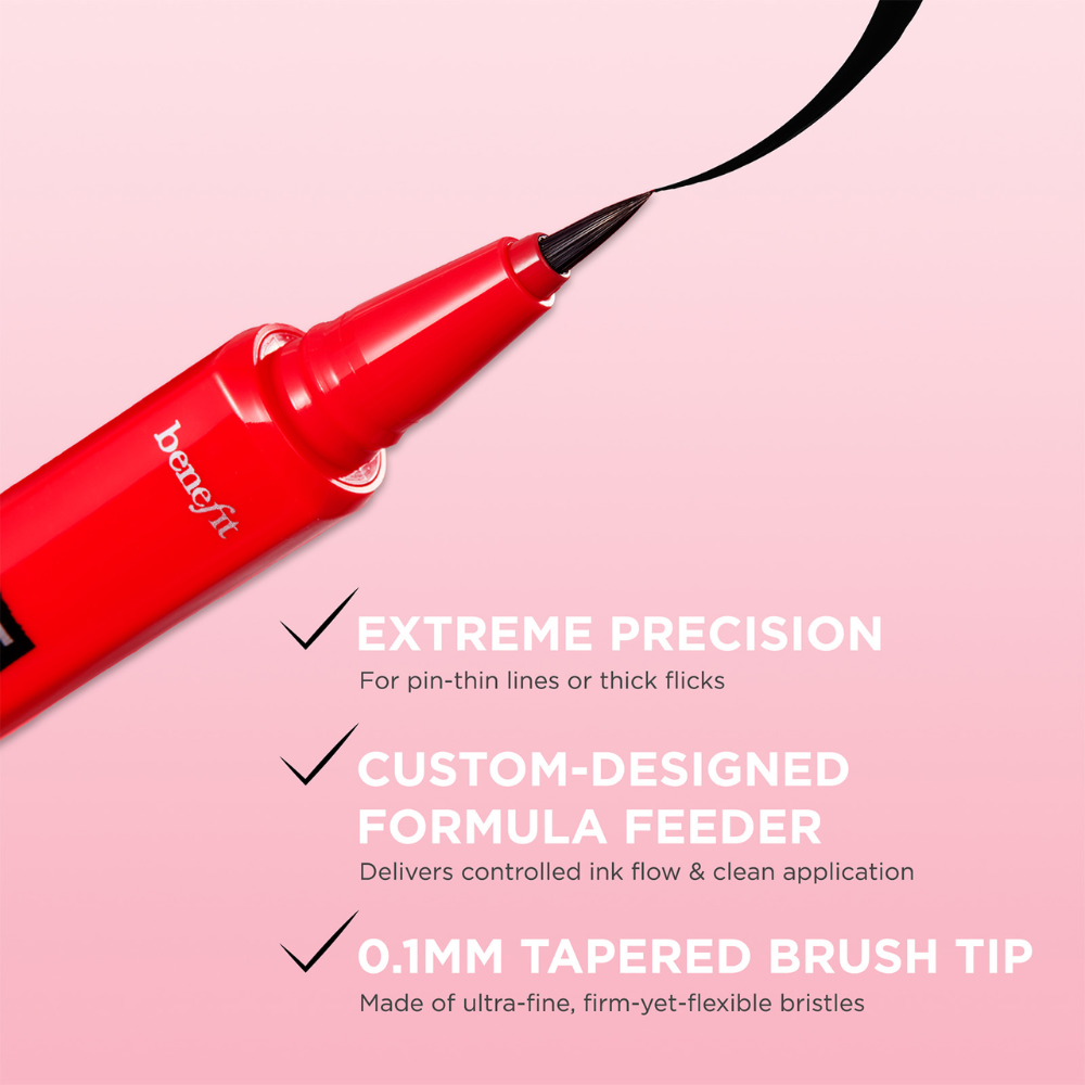 Benefit They're Real! Xtreme Precision Liner Waterproof Liquid Eyeliner 0.35mL - Xtra Black