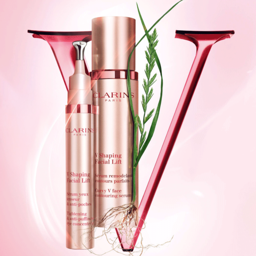 Clarins V Shaping Facial Lift Experts Eye & Face Duo Travel Exclusive Gift Set