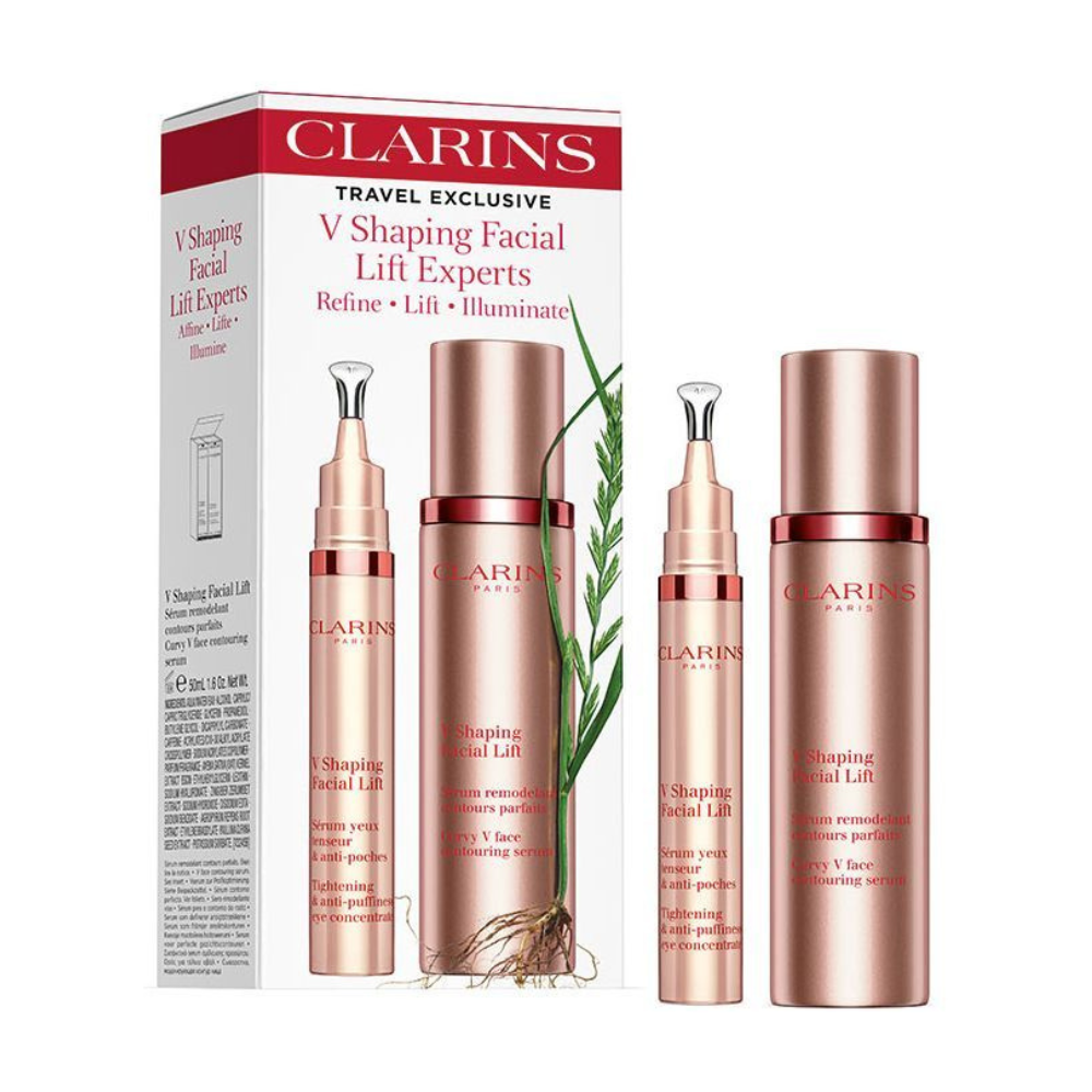 Clarins V Shaping Facial Lift Experts Eye & Face Duo Travel Exclusive Gift Set
