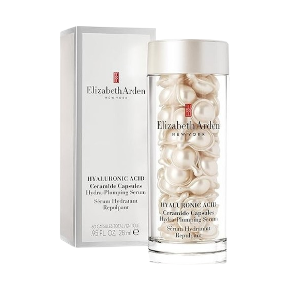 Elizabeth Arden Hyaluronic Acid Hydra-Plumping Serum Ceramide 60 Capsules Face 28mL