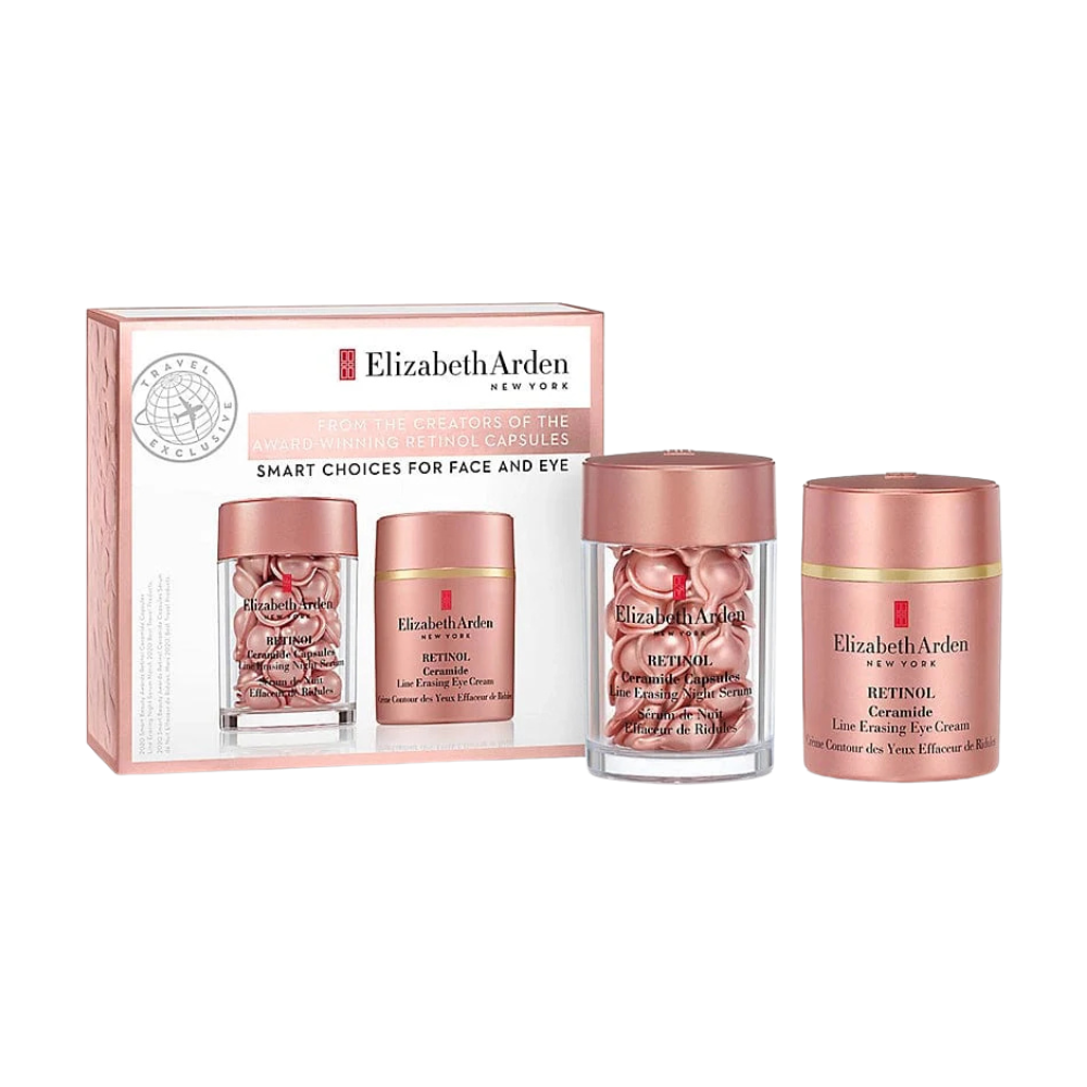 Elizabeth Arden Retinol Ceramide Capsules Line Erasing Night Serum & Eye Cream Set