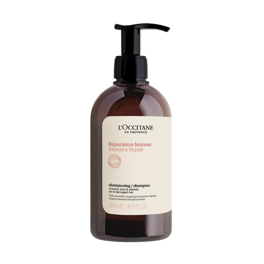 L'Occitane 5-in-1 Intensive Repair Shampoo & Eco-Refill Travel Exclusive Set 2x500mL
