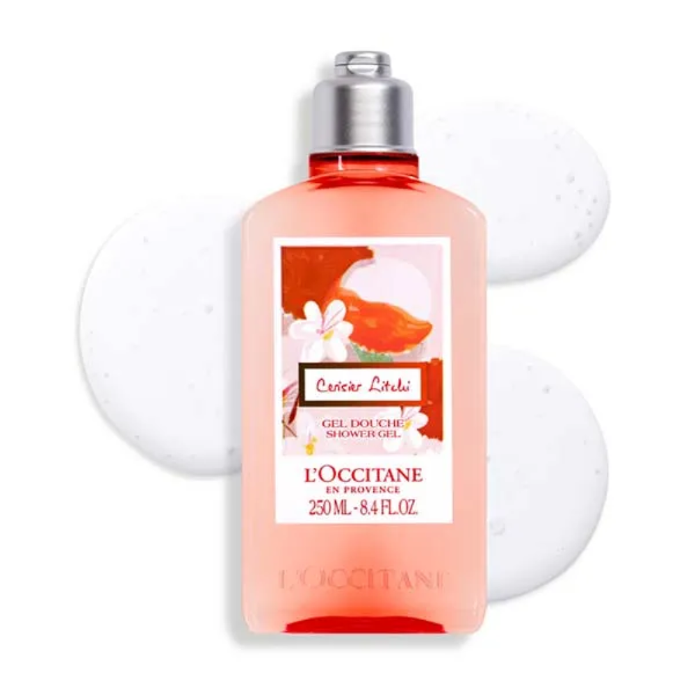 L'Occitane Cerisier Litchi Cherry Blossom Shower Gel 250mL