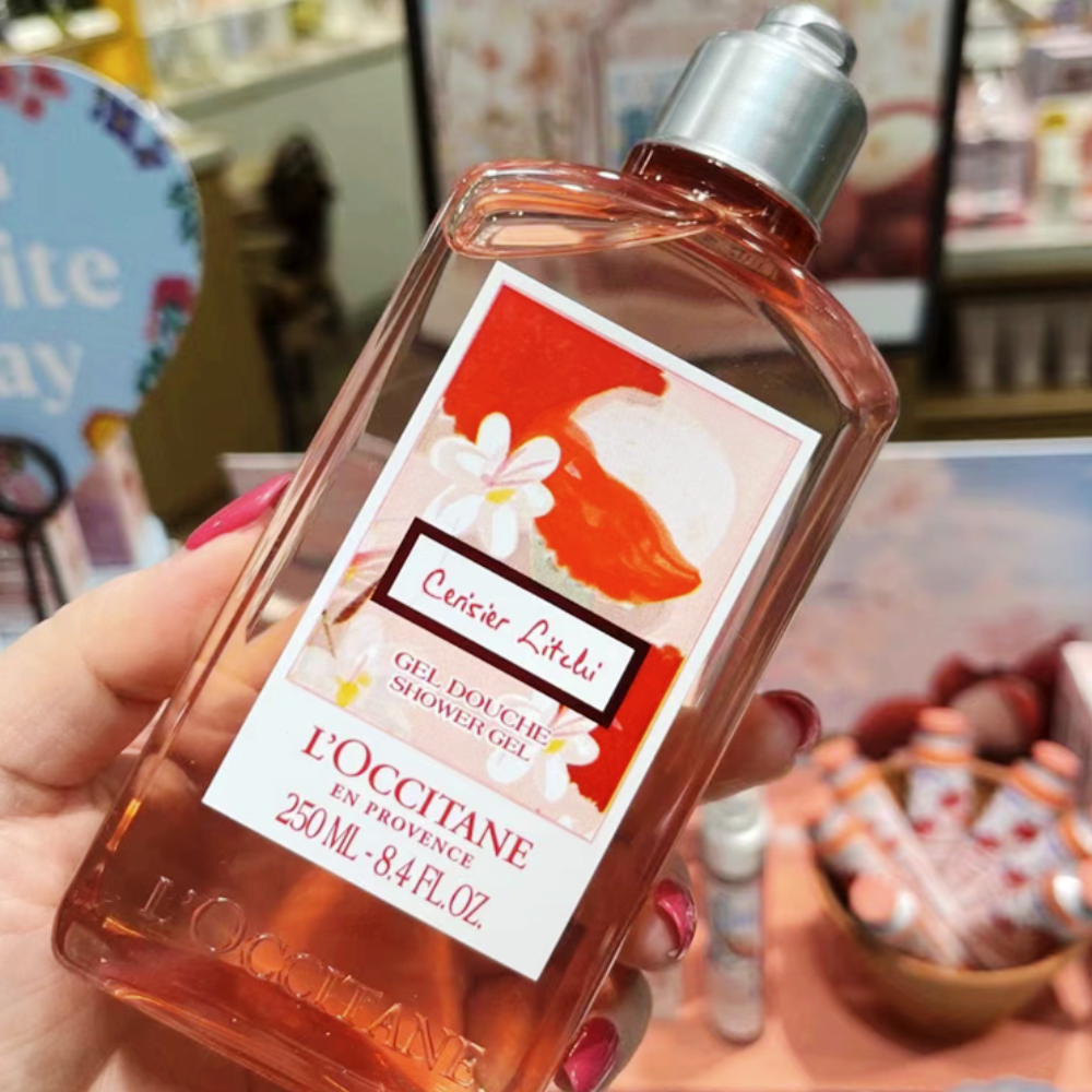 L'Occitane Cerisier Litchi Cherry Blossom Shower Gel 250mL