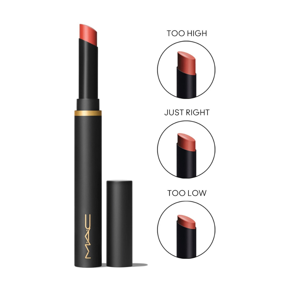 MAC Powder Kiss Velvet Blur Slim Stick Lipstick 2g - 882 All-Star Anise