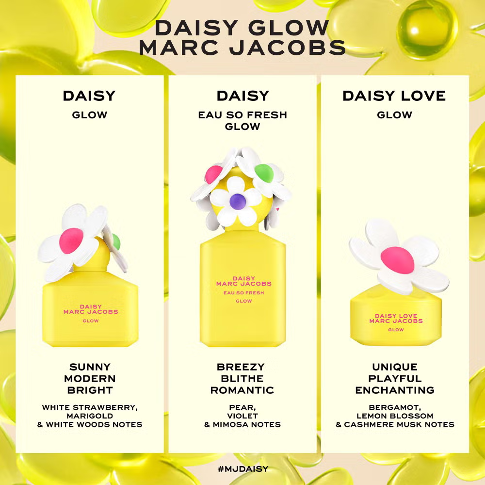 Marc Jacobs Daisy Love Glow Limited Edition Eau De Toilette 50mL Fragrance Spray