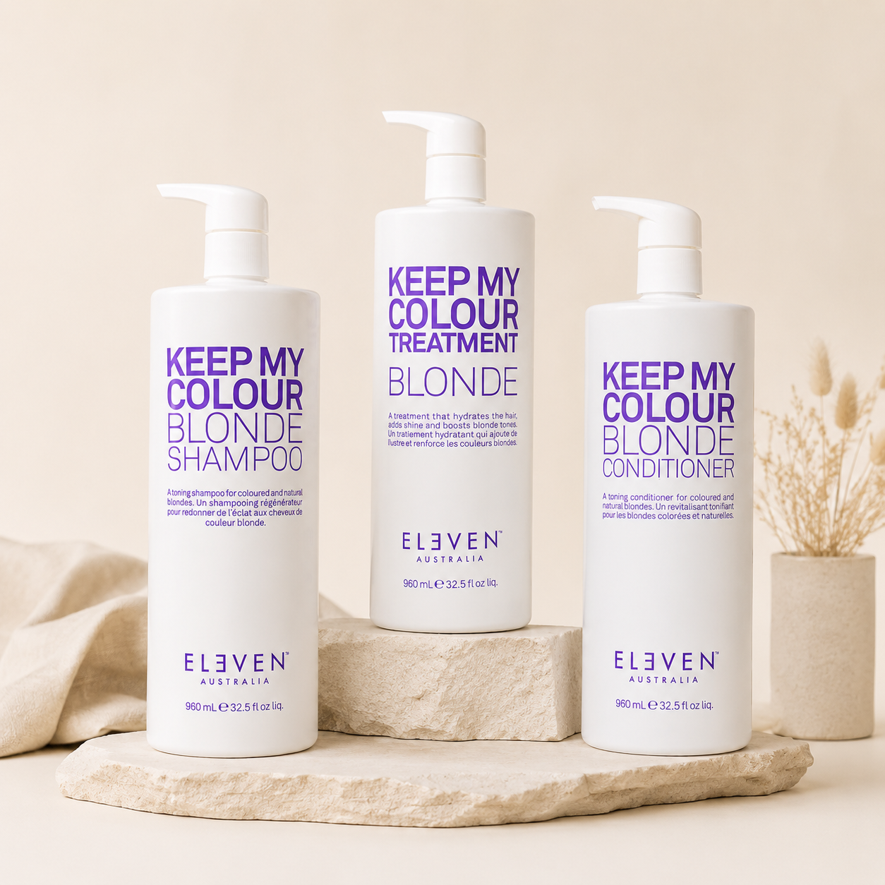 Eleven Australia Keep My Colour Blonde Shampoo & Conditioner 960mL Duo