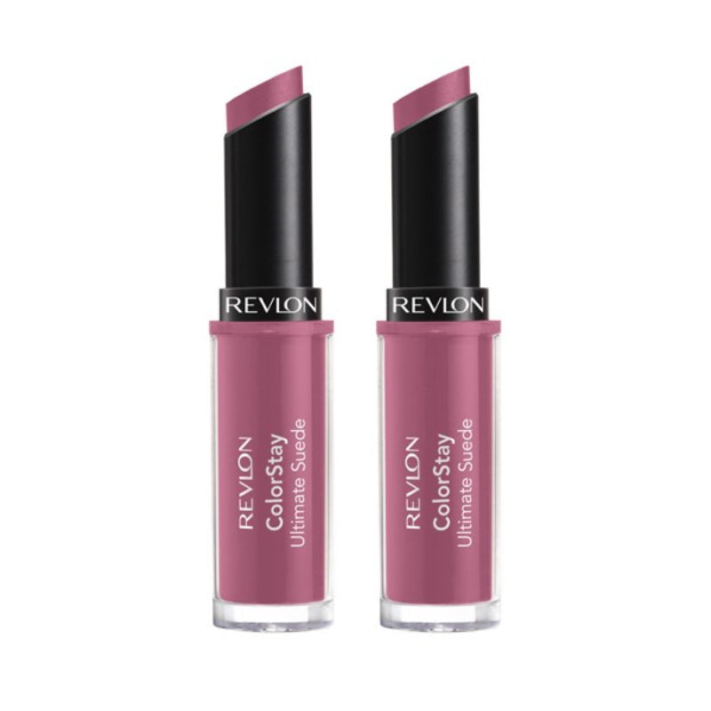 2 x Revlon ColorStay Ultimate Suede Lipstick 2.55g - 045 Supermodel