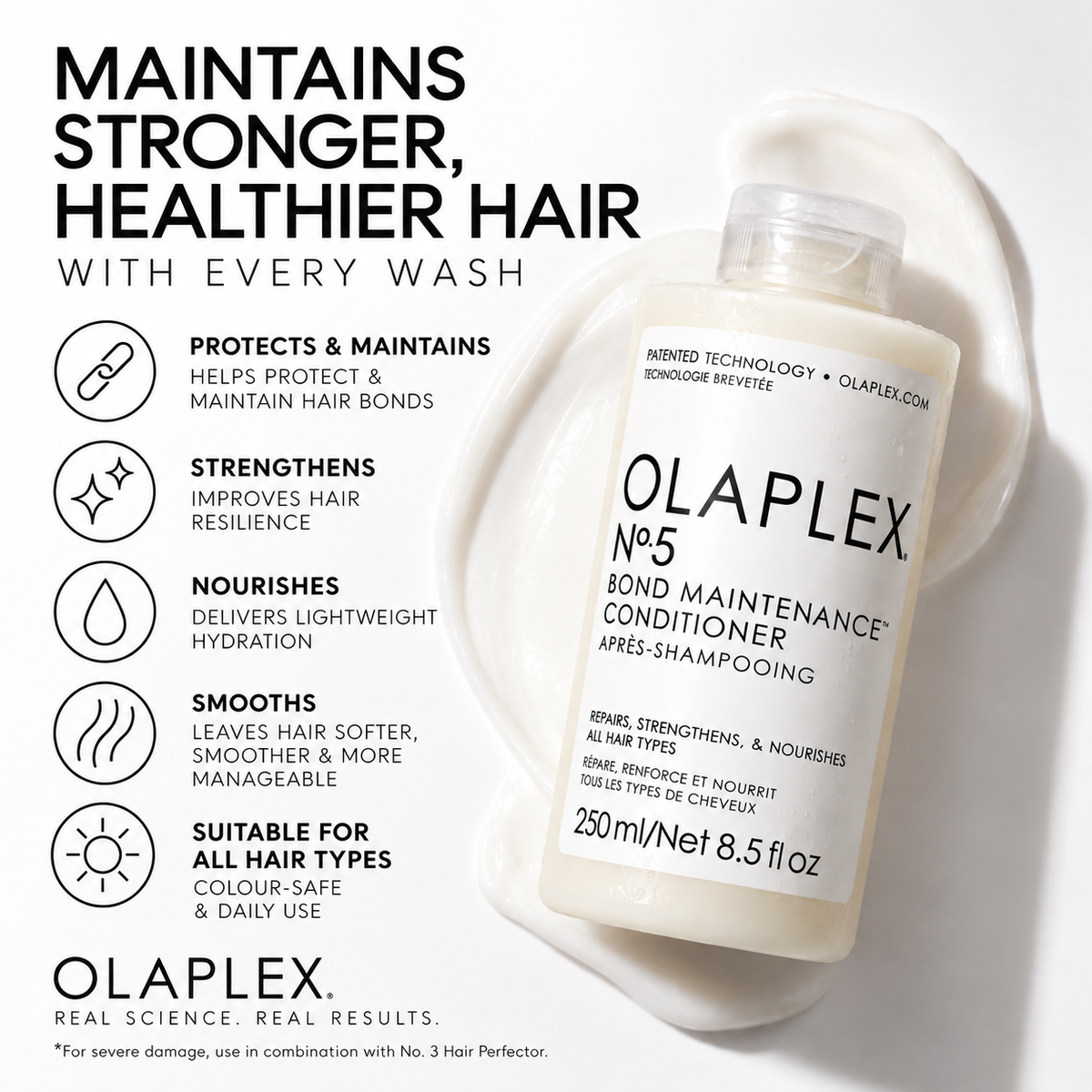 Olaplex Bond Maintenance No.4 Shampoo & No.5 Conditioner 250mL Duo