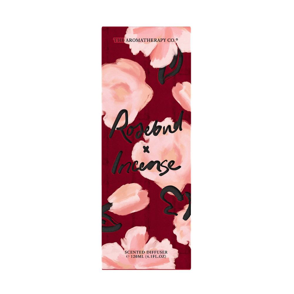 The Aromatherapy Co. Limited Edition Reed Diffuser 120mL - Rosebud & Incense