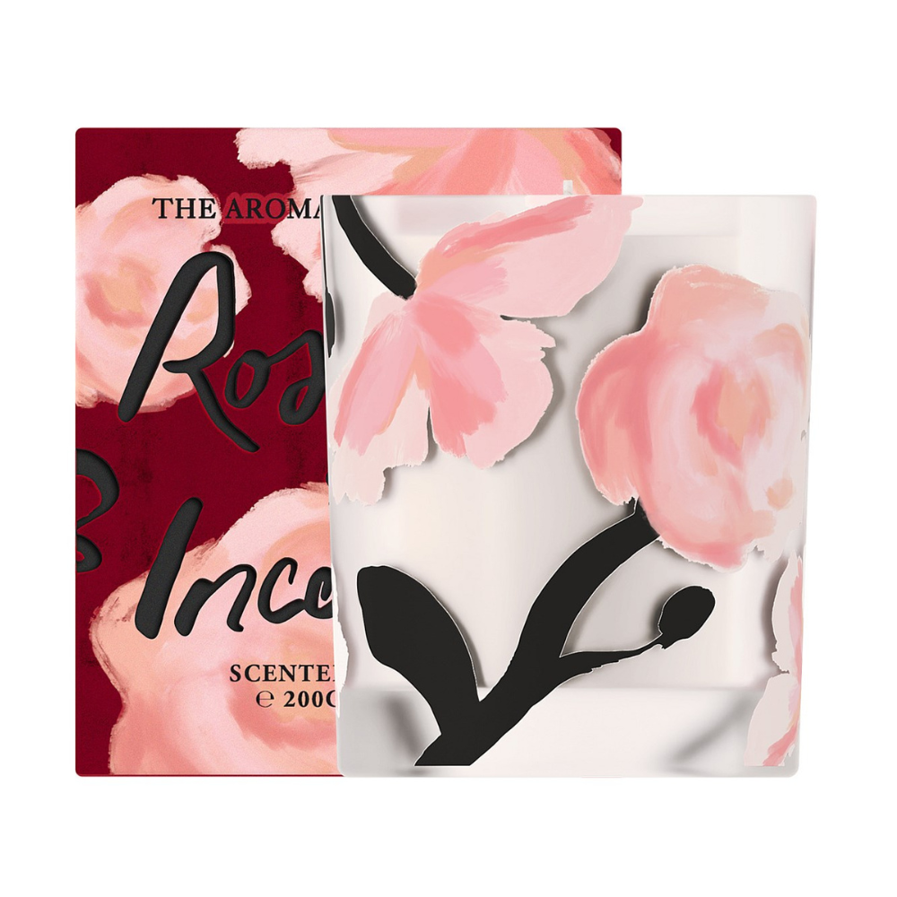 The Aromatherapy Co. Limited Edition Reed Diffuser & Candle Set - Rosebud & Incense