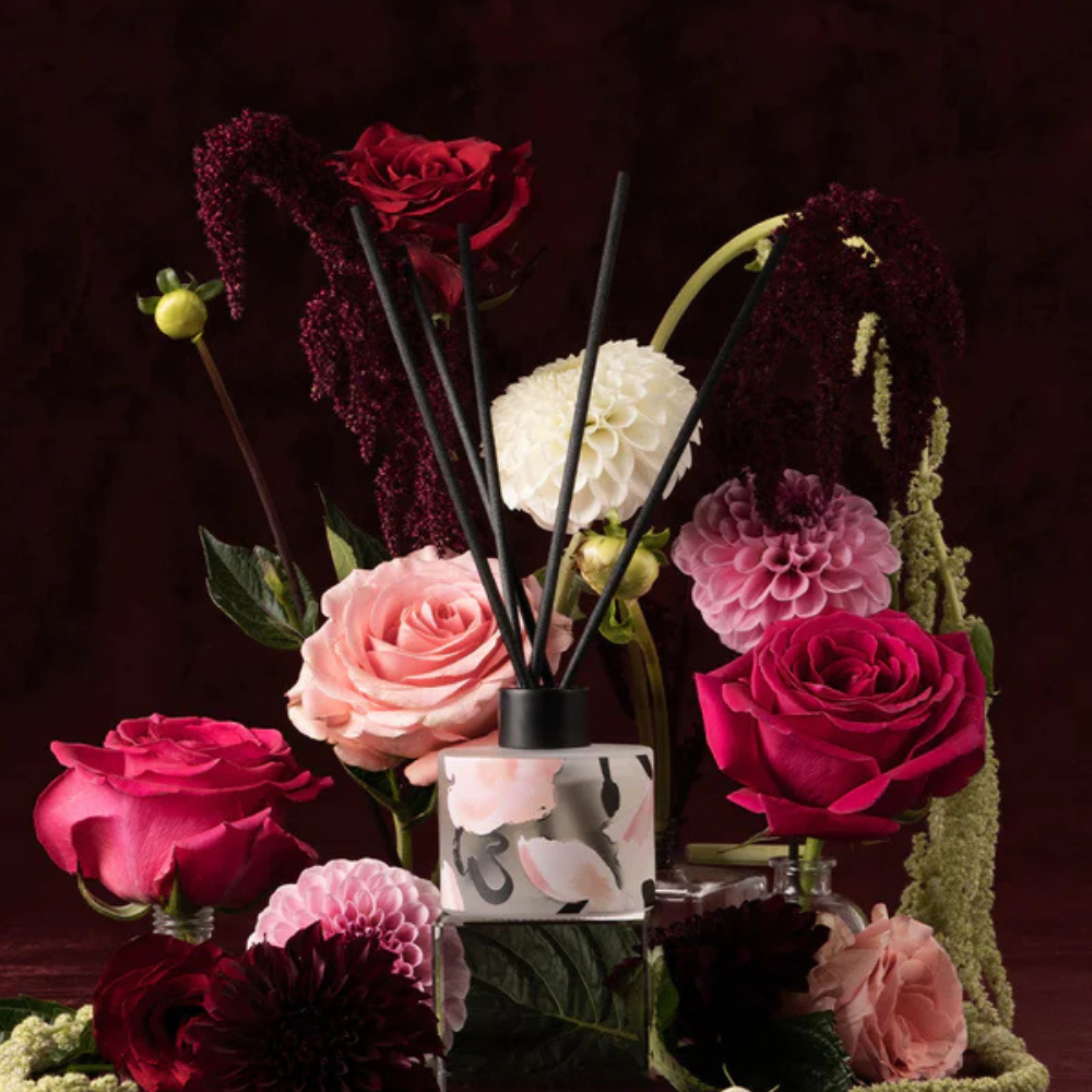 The Aromatherapy Co. Limited Edition Reed Diffuser & Candle Set - Rosebud & Incense