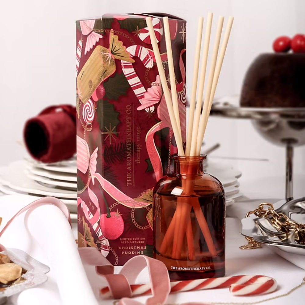 The Aromatherapy Co. Therapy Diffuser 100mL - Christmas Pudding