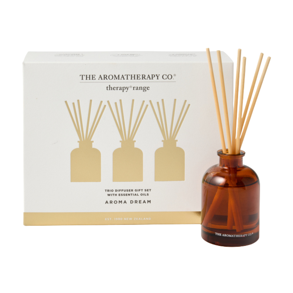 The Aromatherapy Co. Relax, Restore & Uplift Therapy Aroma Dream Diffuser Trio Set