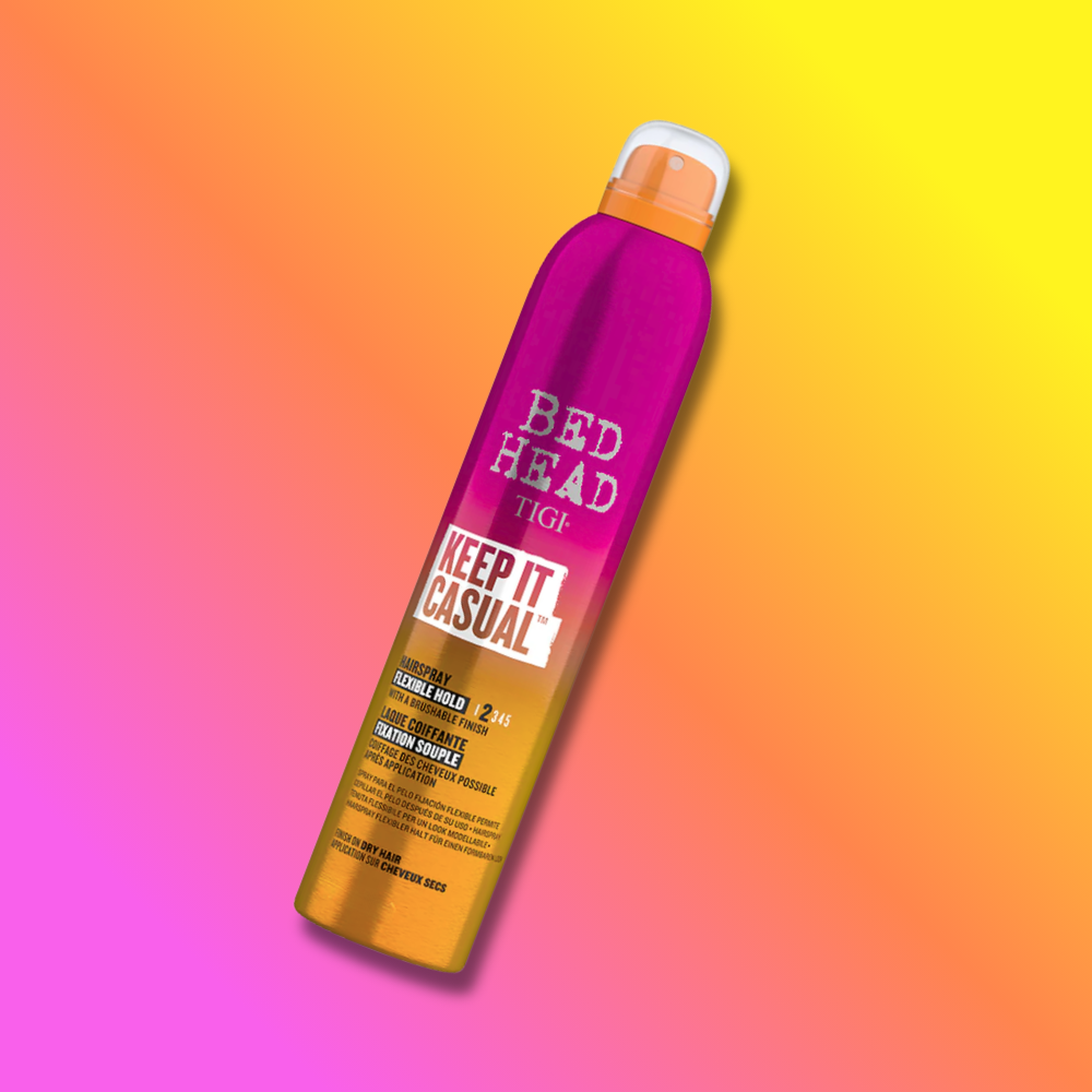 2 x TIGI Bed Head Keep It Casual Flexible Hold Hairspray 300mL