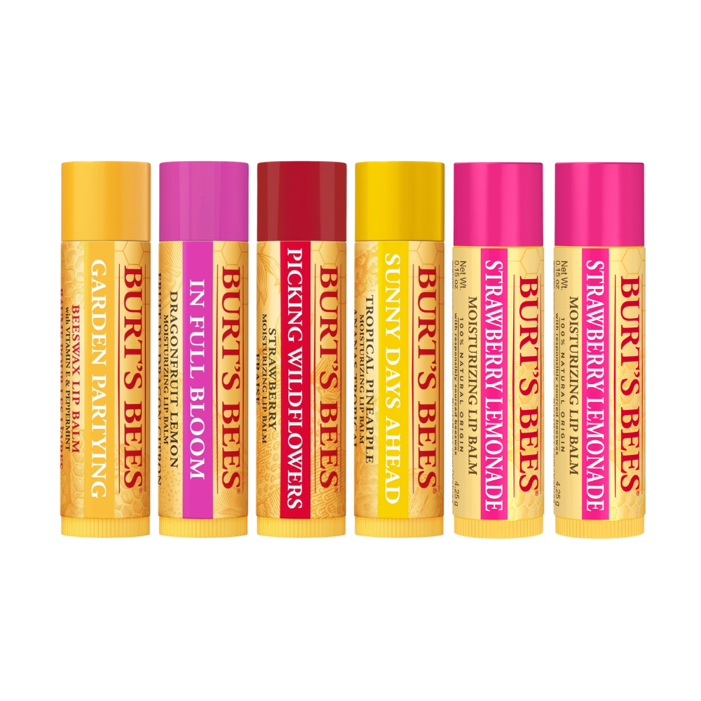 Burt's Bees The Main Squeeze Lip Balm Set 6x4.25g