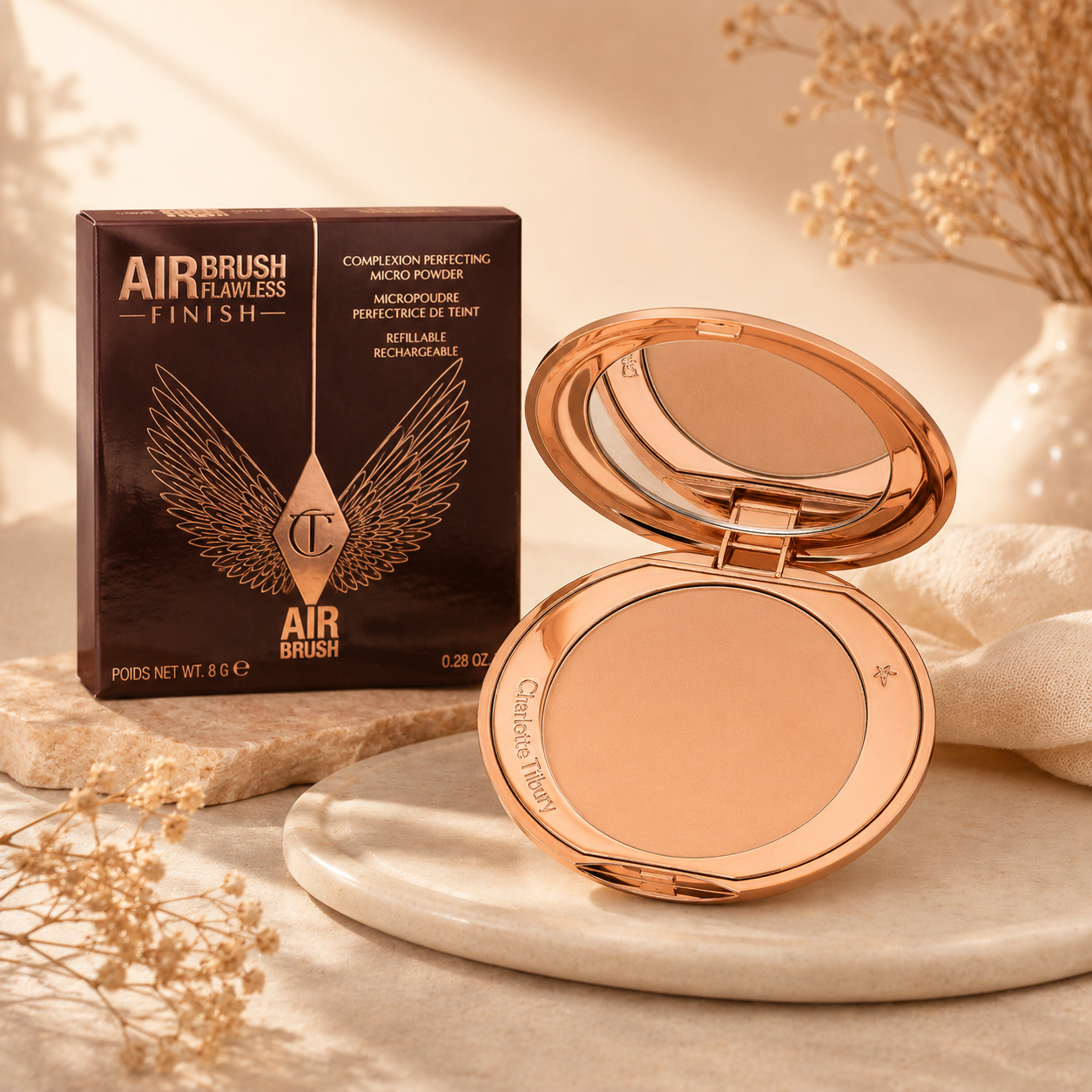 Charlotte Tilbury Airbrush Flawless Finish Powder 8g - 2 Medium