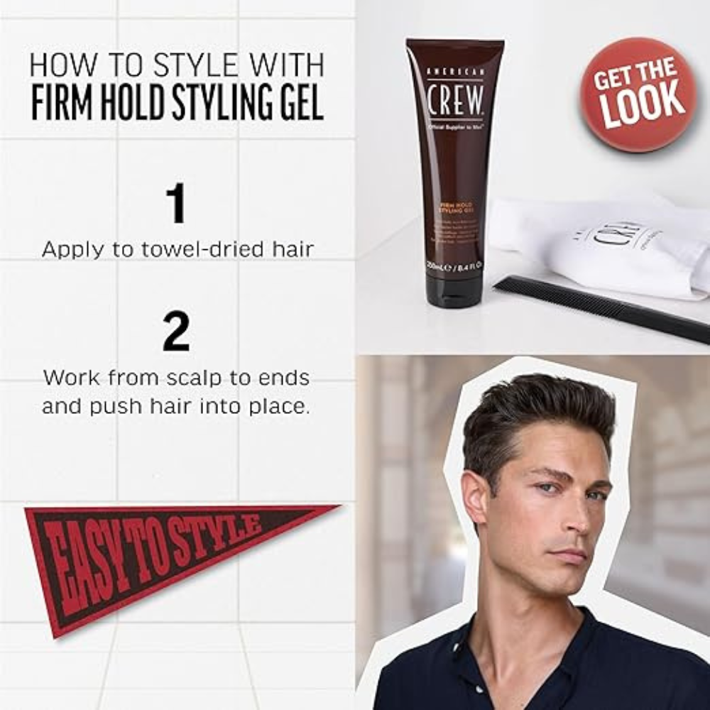 American Crew Firm Hold Styling Gel 250mL