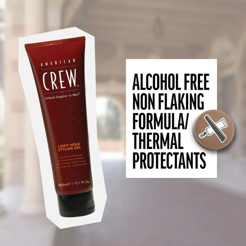 2 x American Crew Light Hold Styling Gel 250mL