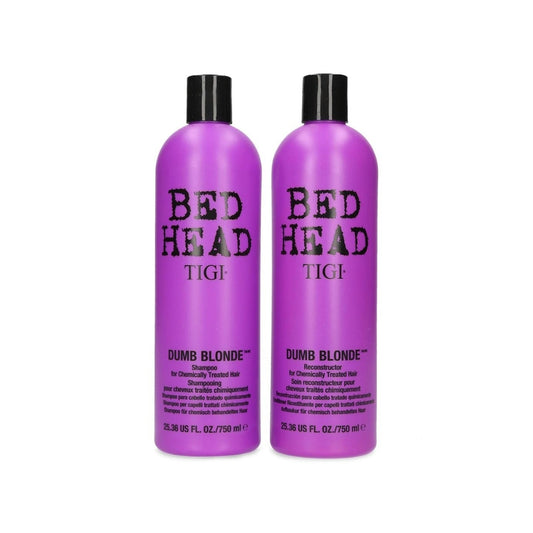TIGI Bed Head Dumb Blonde Shampoo & Reconstructor 750mL Duo