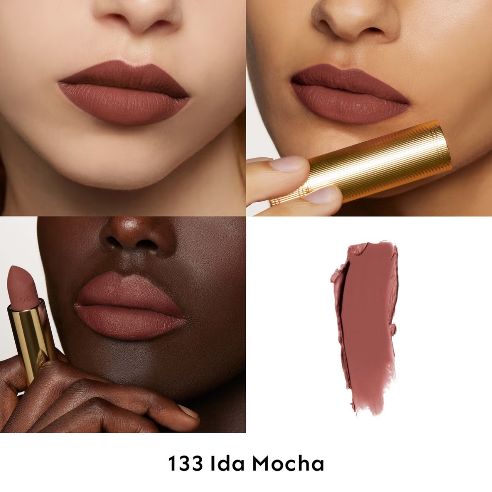 Gucci Rouge a Levres Mat Lipstick 3.5g - 133 Ida Mocha