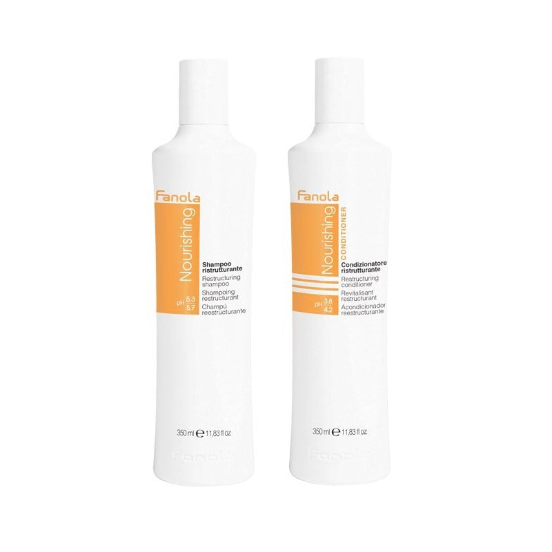 Fanola Nourishing Restructuring Shampoo & Conditioner 350mL Duo