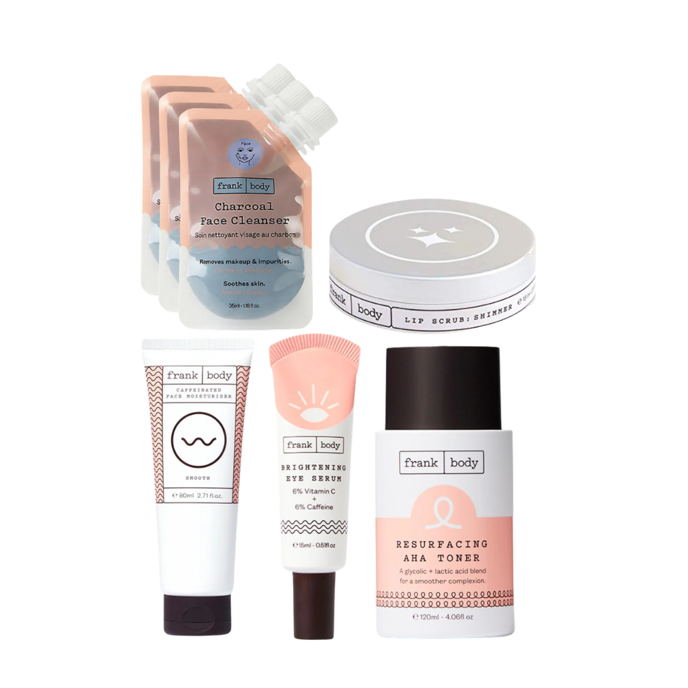 Frank Body Skincare Essentials 7 Piece Set