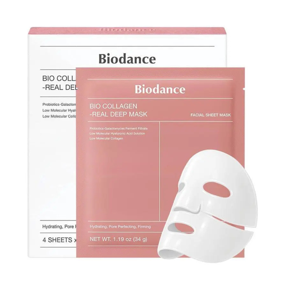 3 x Biodance Bio-Collagen Real Deep Face Mask 4 Pack 34g