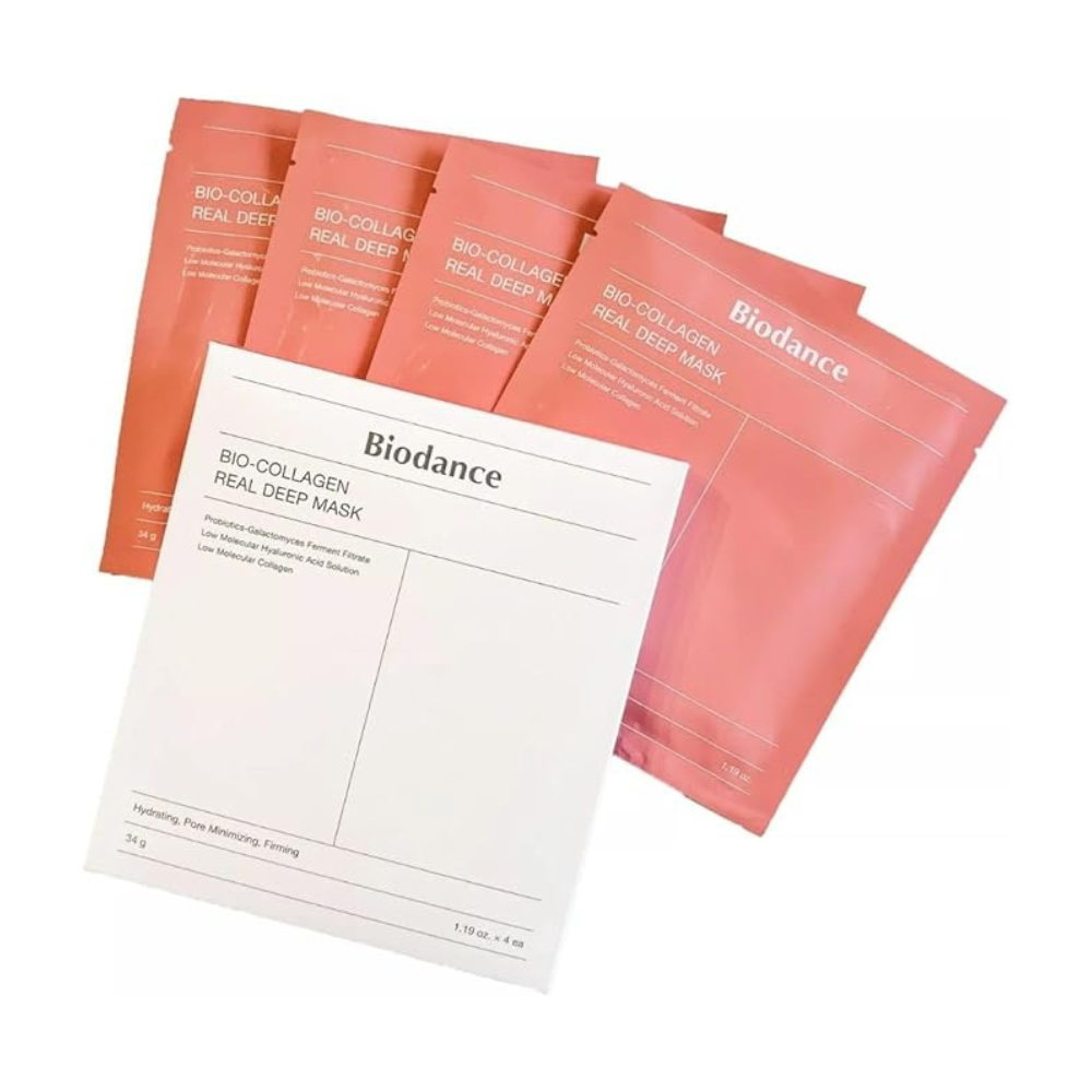 3 x Biodance Bio-Collagen Real Deep Face Mask 4 Pack 34g
