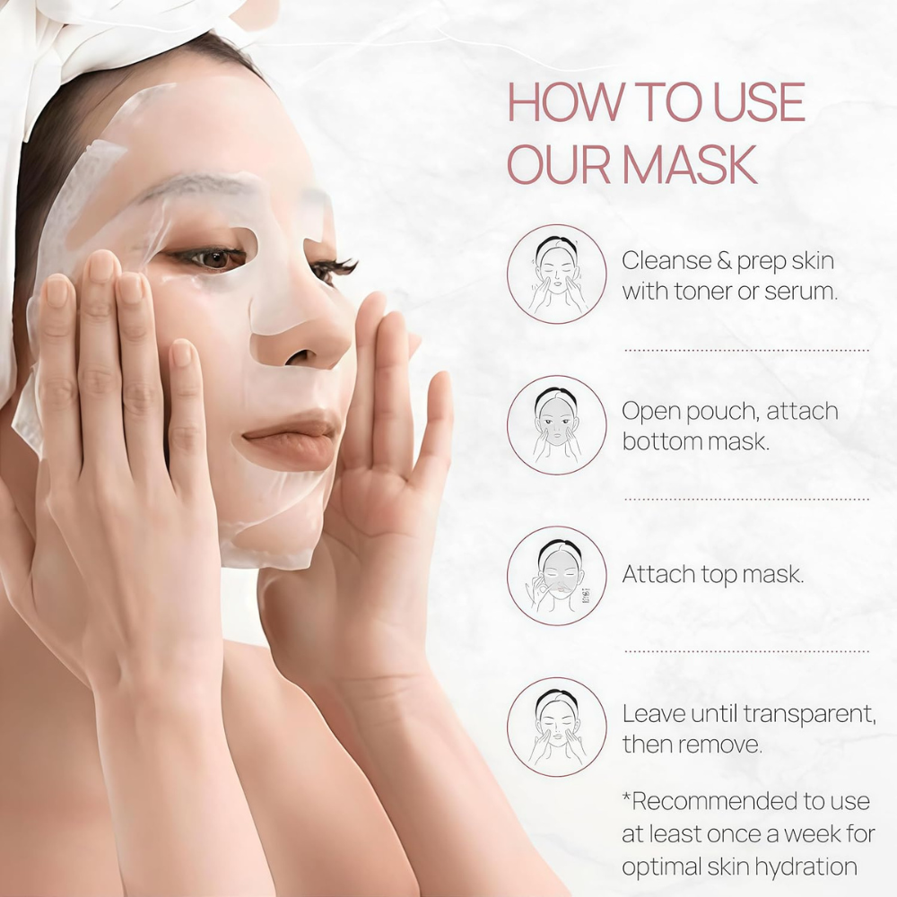 3 x Biodance Bio-Collagen Real Deep Face Mask 4 Pack 34g