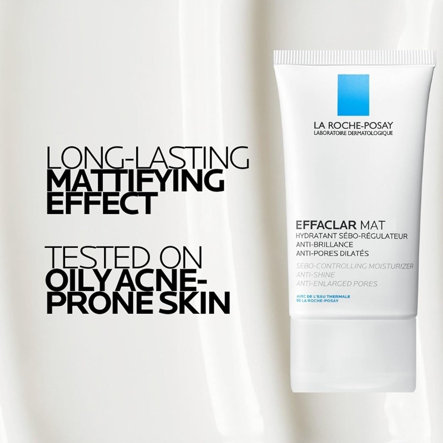 2 x La Roche Posay Effaclar Mat Daily Moisturiser for Oily Skin 40mL