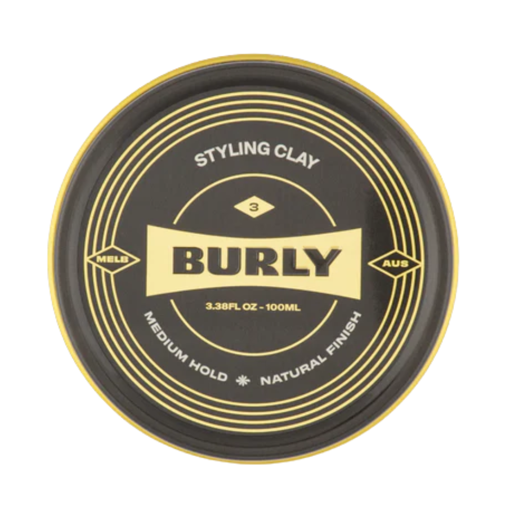 Burly Styling Clay Duo Pack - Medium Hold Matte Finish