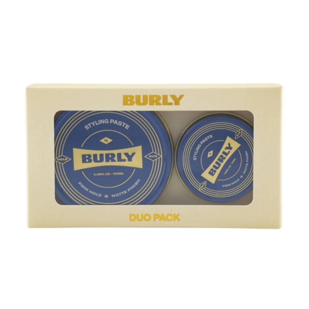 Burly Styling Paste Duo Pack - Firm Hold Matte Finish