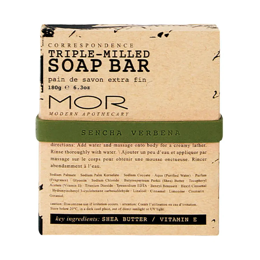MOR Boutique Correspondence Triple Milled Soap Bar Trio Set 3x180g