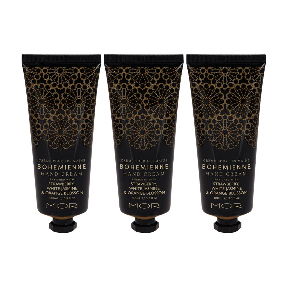 3 x MOR Boutique Emporium Classics Hand Cream 100mL - Bohemienne