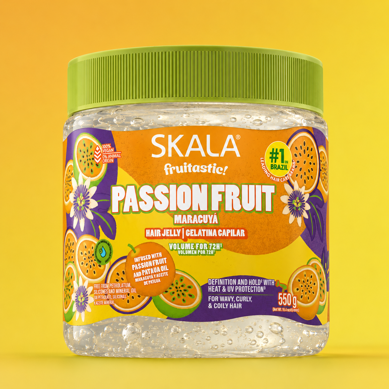 Skala Maracuja Passion Fruit 72hr Volume Hair Jelly 550g