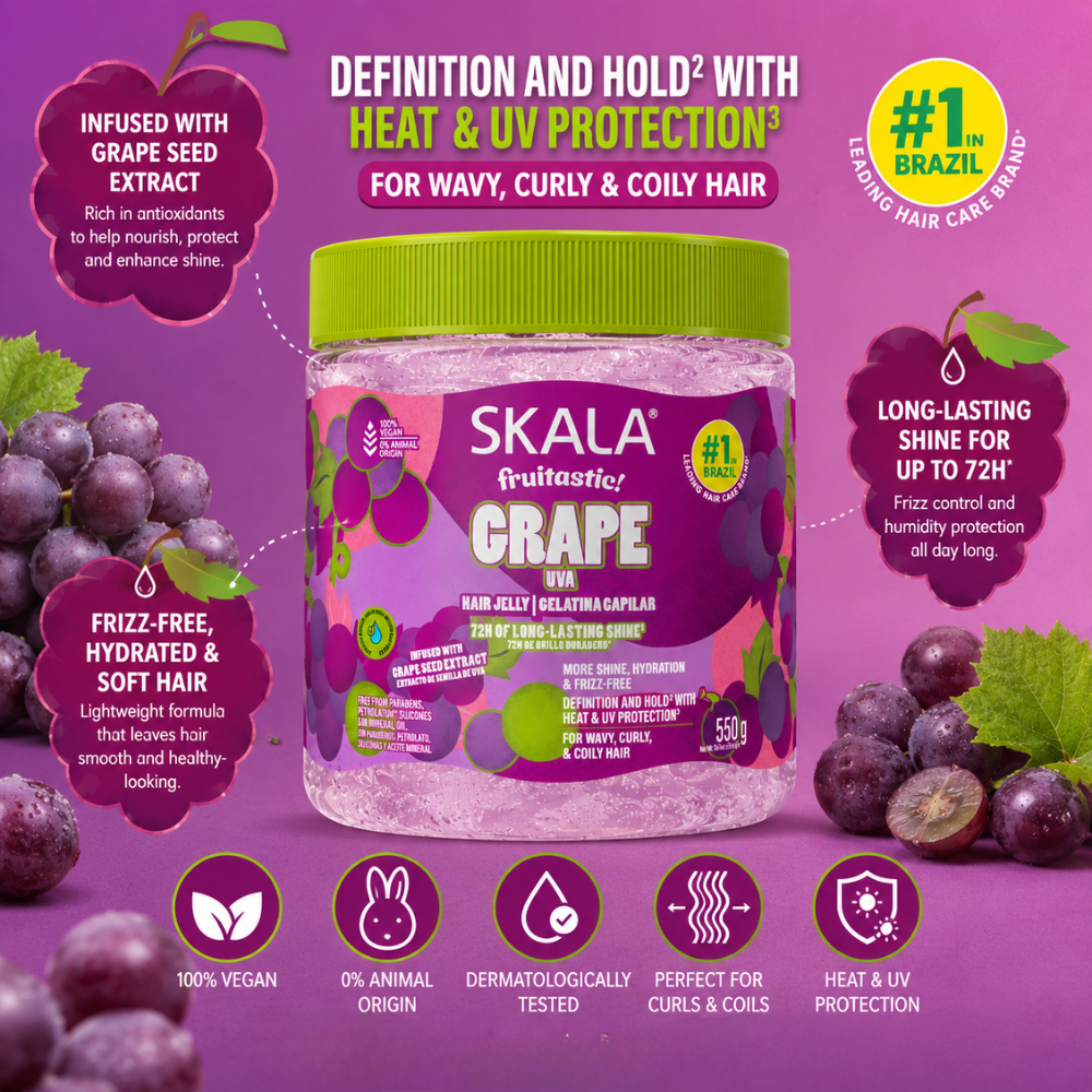 Skala Grape 72hr Shine Hair Jelly 550g