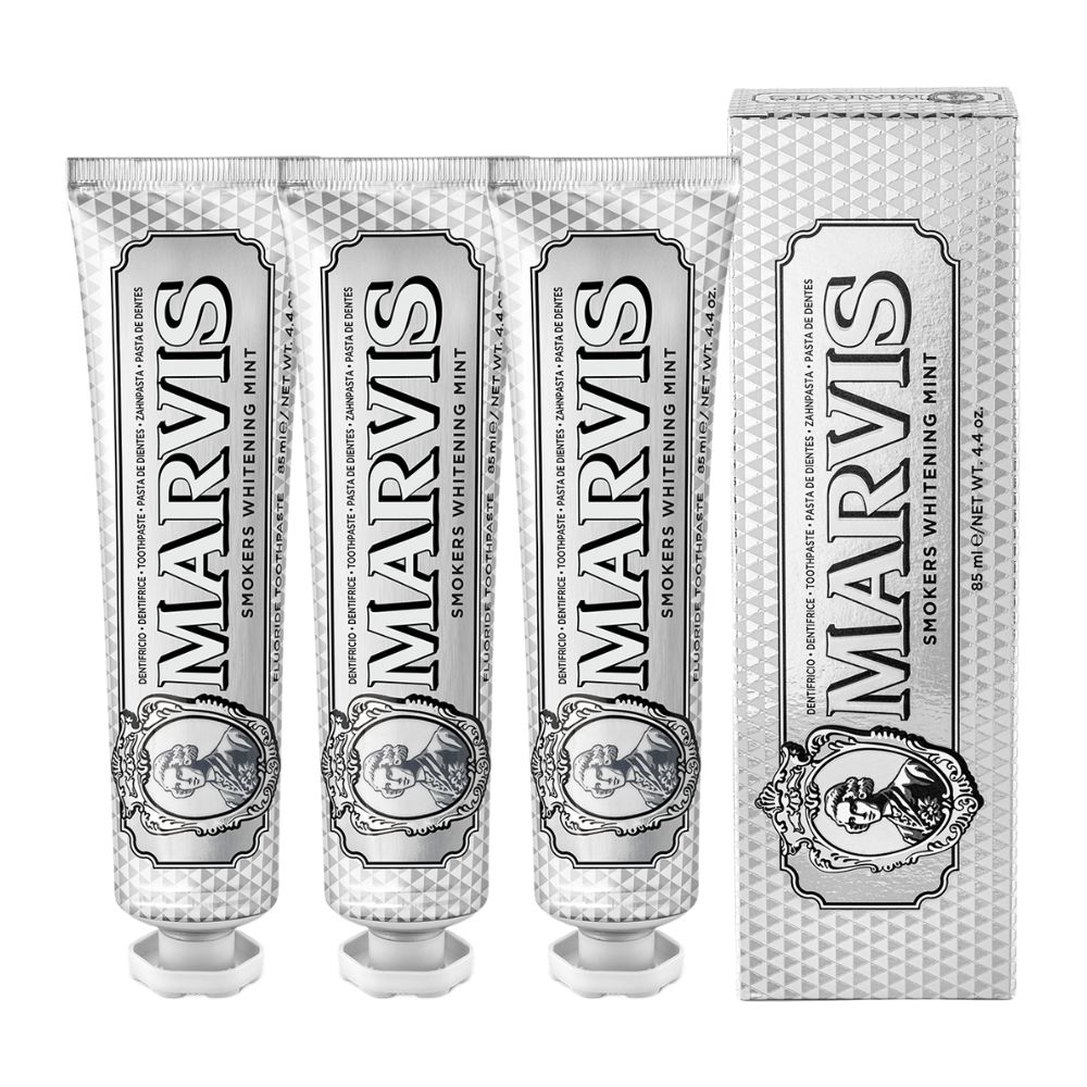 3 x Marvis Toothpaste 85mL - Smokers Whitening Mint