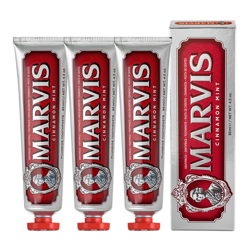 3 x Marvis Toothpaste 85mL - Cinnamon Mint