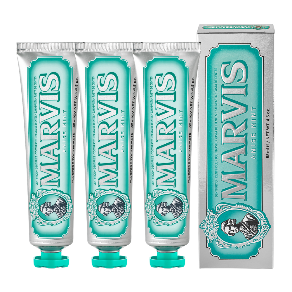 3 x Marvis Toothpaste 85mL - Anise Mint