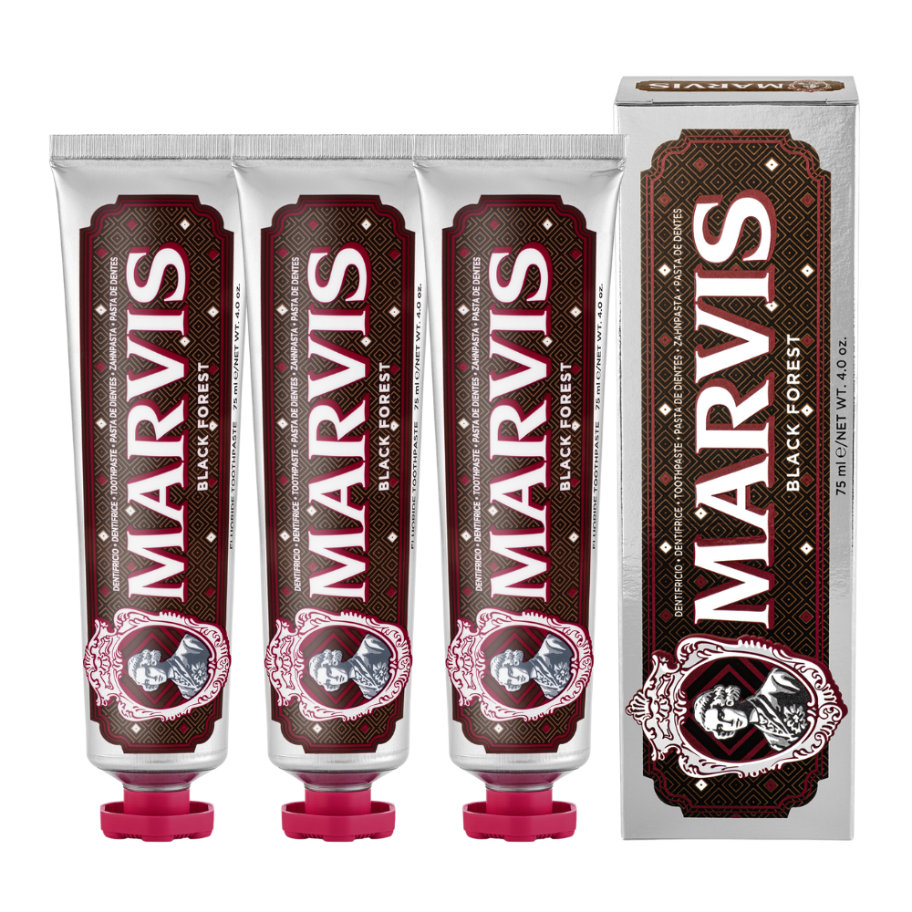 3 x Marvis Toothpaste 75mL - Black Forest