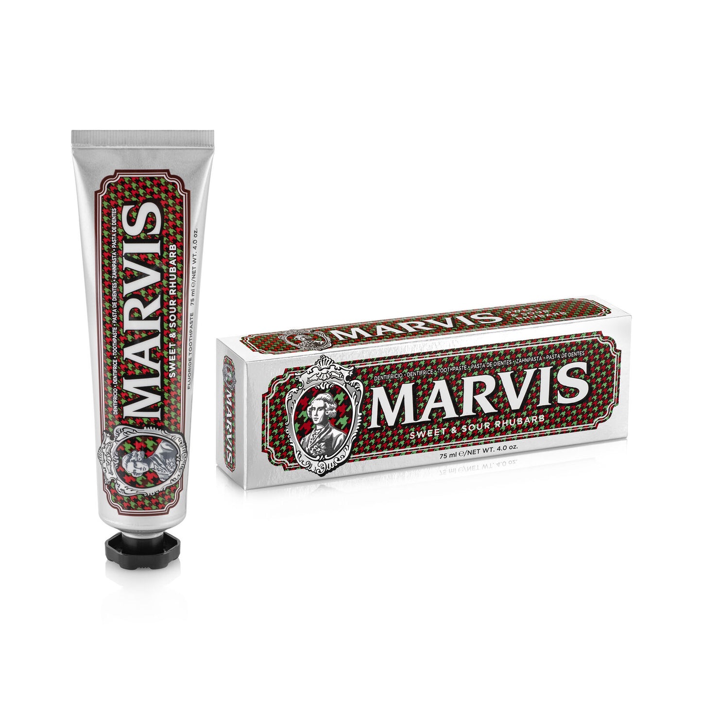 3 x Marvis Toothpaste 75mL - Sweet & Sour Rhubarb