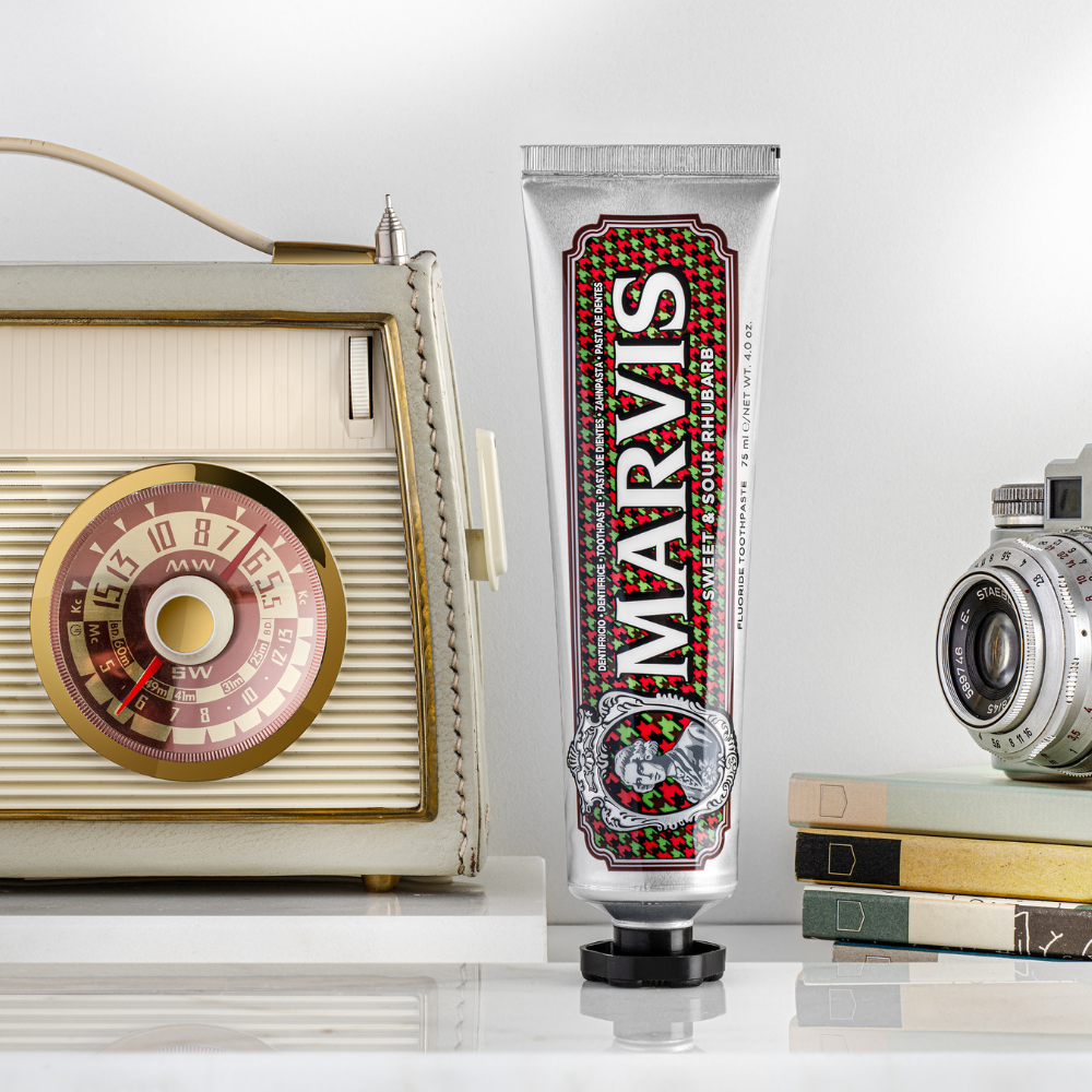 3 x Marvis Toothpaste 75mL - Sweet & Sour Rhubarb